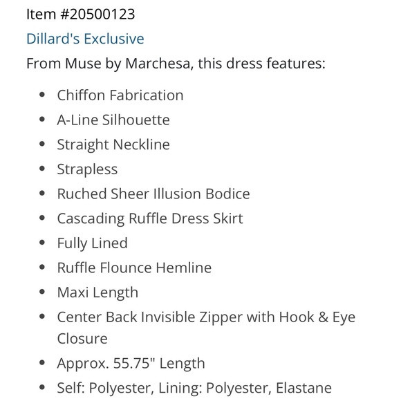 Muse by Marchesa Stunning Black Strapless Dress - Picture 6 of 10